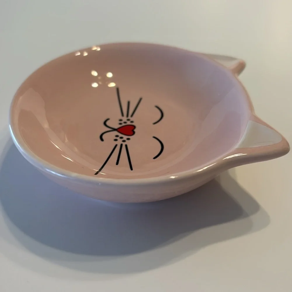 Parker Life Designs Pink Oscar Kitty Bowl